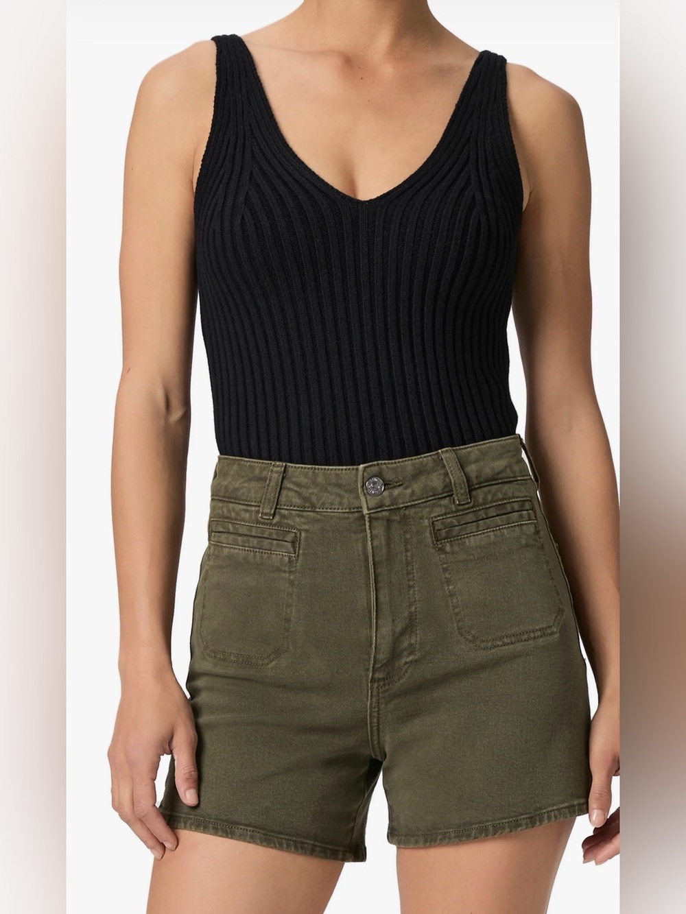 PAIGE Dani Shorts Size 30 Green